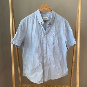 Goodfellow & Co. Short Sleeve Light Blue Button Up